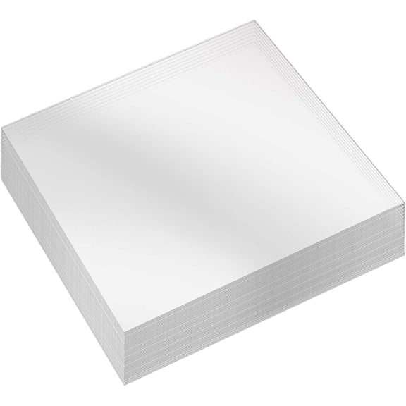 104 Pcs Clear Cellophane Sheets 7.5x7.5" Wrapping Paper for DIY Arts Crafts Packaging Small Gifts Candy