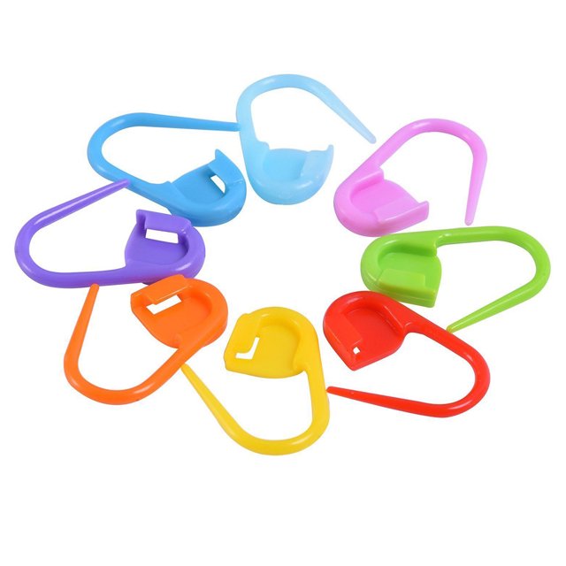 104 Pcs Crochet Needles Locking Stitch Markers Stitch Needle Clip Knit