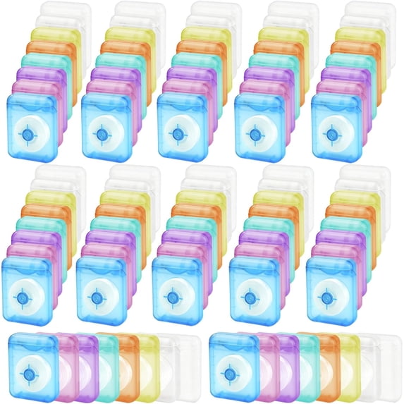 104 Pcs Dental Floss Bulk 50m Each Travel Oral Care Dental Mint Flavored Flossfor Gum and Teeth Protection(Colorful)