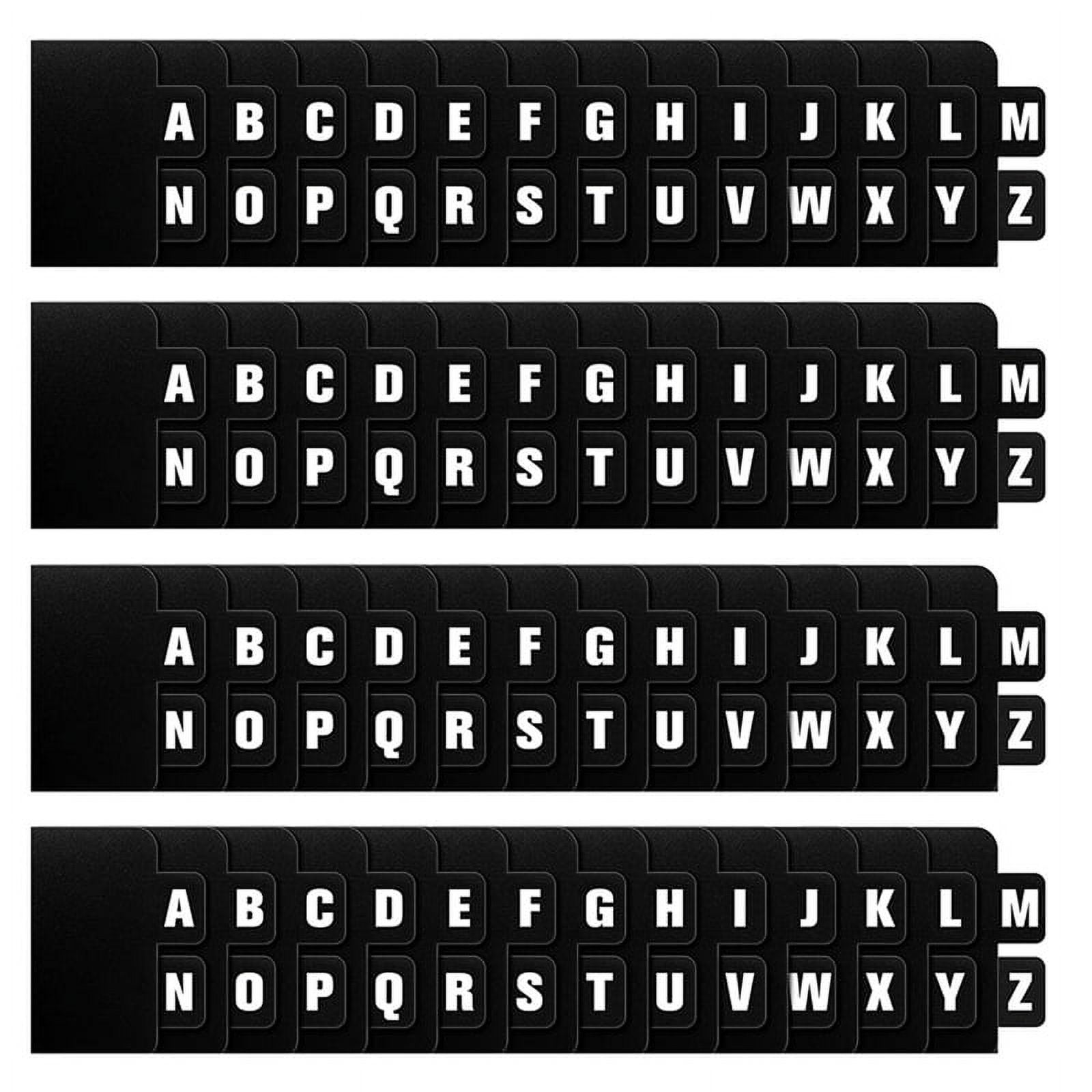 104 Pcs Vinyl Record Dividers DVD Alphabetical Dividers A-Z ...