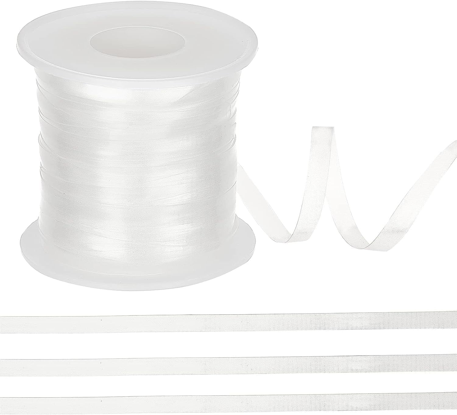 10.94 Yards(10m) Clear Elastic Strap 0.59 Wide Transparent Elastic Band  Clear Bra Strap Lightweight Clear Elastic 