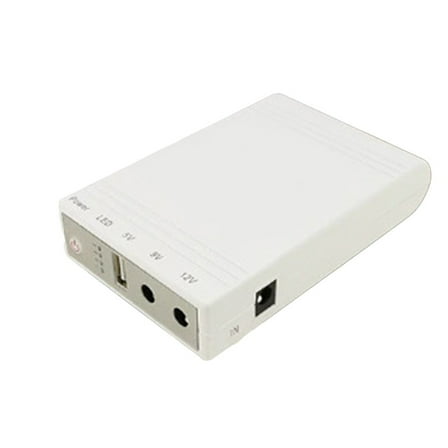 10400mAh Mini Ups Uninterruptible Power Supply DC12V 9V 5V Monitor Router Backup 10400mAh Mini Ups Uninterruptible Power Supply