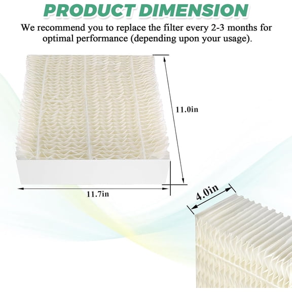 1043 Humidifier Wick Filters (4 Pack) for Essick AirCare EP9500 EP9700 EP9800