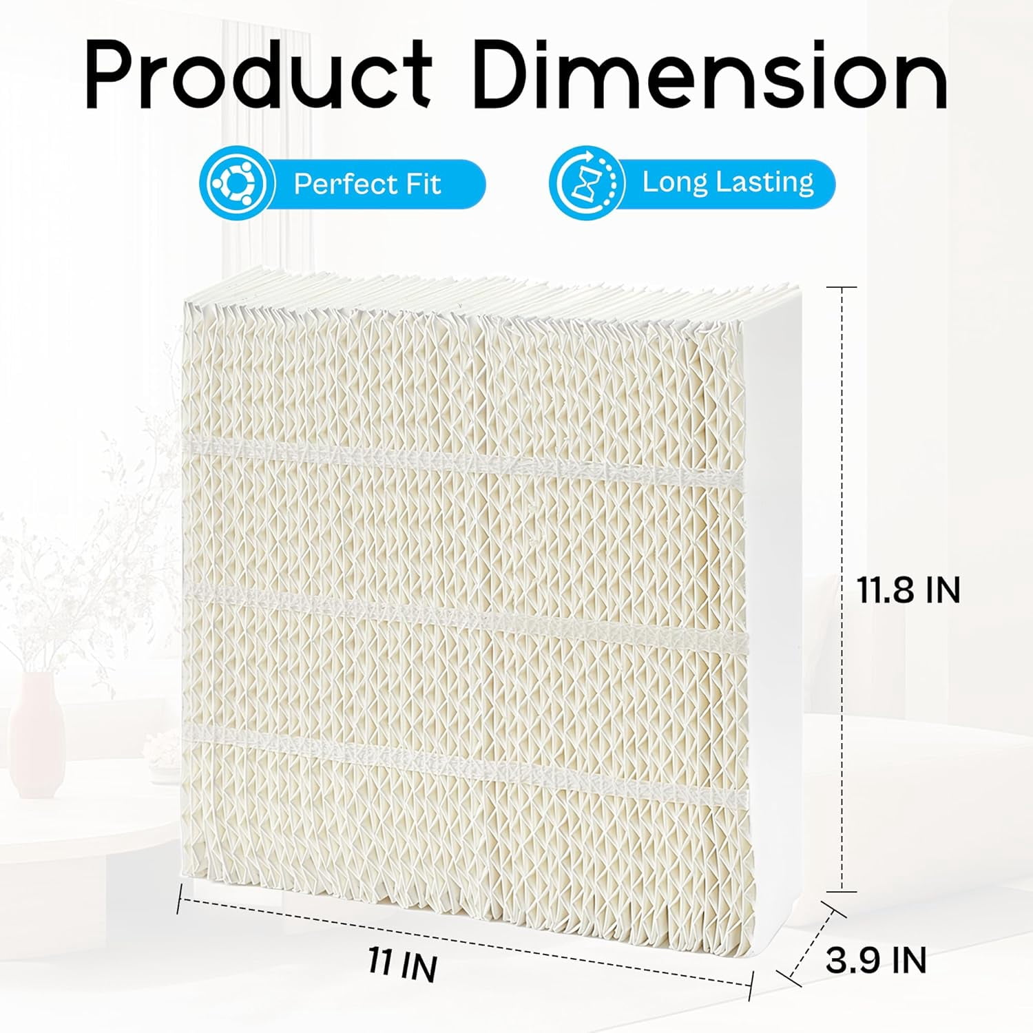 1043  Wick Humidifier Filter 2 Pack -  for Essick  Aircare 831000 EP9500 EP9700 EP9800 826000 821000 826800 and   800 8000 Evaporative Series