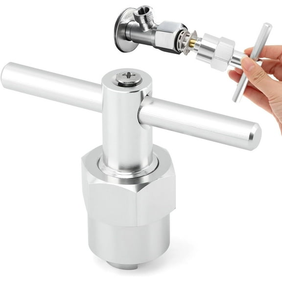 104421 Cartridg-e Puller Removal Tool, Single Handle Faucet Shower Plumbing C-artridge Removal Tool Shower Cartridg-e Replacement Fit for Moe-n 1200 1222 1225(COLOR:Silver)