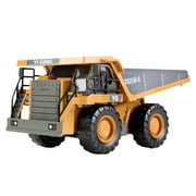1047 Children 2.4G ，9CH Remote Control Model Car Toys Dump Truck Vehicle Christmas Birthday Gifts，1 Battery