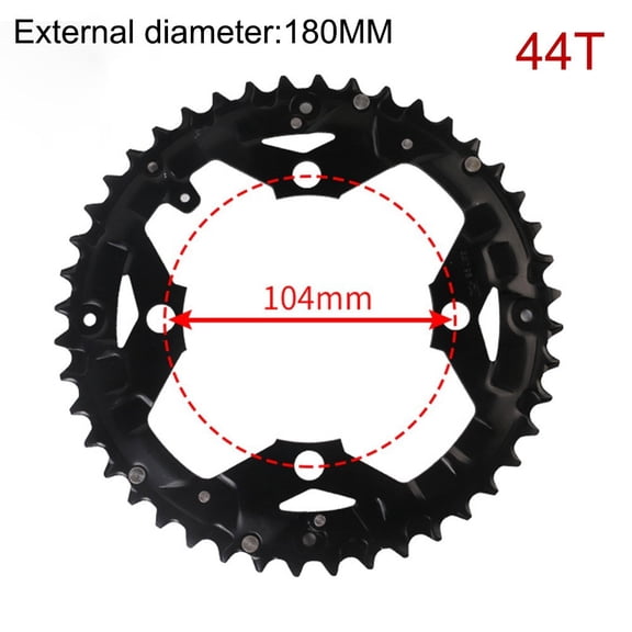 104Bcd 22T 32T 42T 44T Narrow Wide Bike Chainring Single Tooth Chain Ring 44T