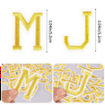 104Pcs Iron on Letter Patches, Applique Letter Patches, Sew on Letter
