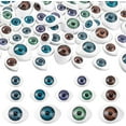 thumbnail image 1 of 104Pcs Oval Eyes 13 Styles Resin Craft Eyes Scary Eyes Horse Eye Flat Eyeball Scary Hollow Eyeballs, 1 of 6