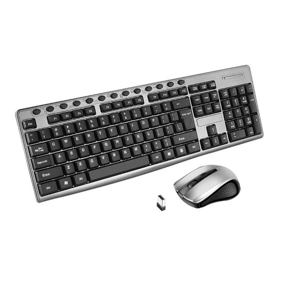 104keys Wireless Keyboard and Kit For Laptop PC Computer Ergonomic Gaming Keyboard Wireless