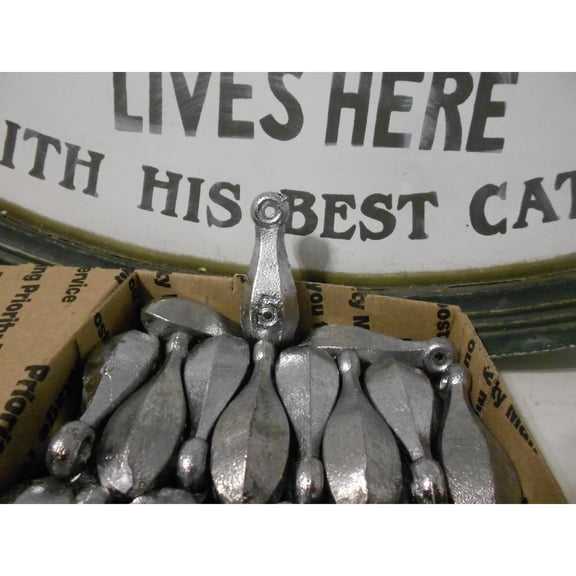 105 - 5 OZ. PURE LEAD BANK SINKERS BY A DO-IT-MOLD