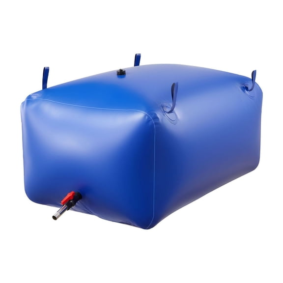 105.7 Gallon Water Storage Bladder, Portable Water Tank, Collapsible Water Container for RV, Camping, Emergency Water Storage - Leakproof PVC Water Bag