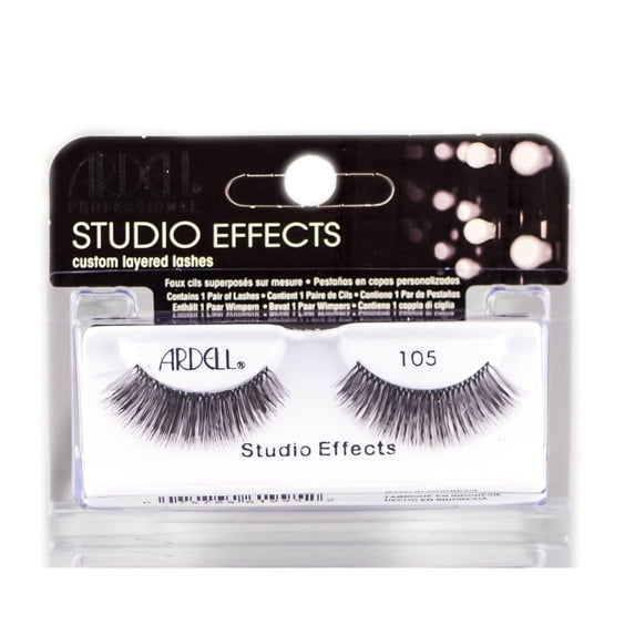 105 , Ardell Professional Studio Effects Custom Layered Lashes , Hair Scalp Skin Body - Pack of 1 w/ SLEEK Teasing Comb