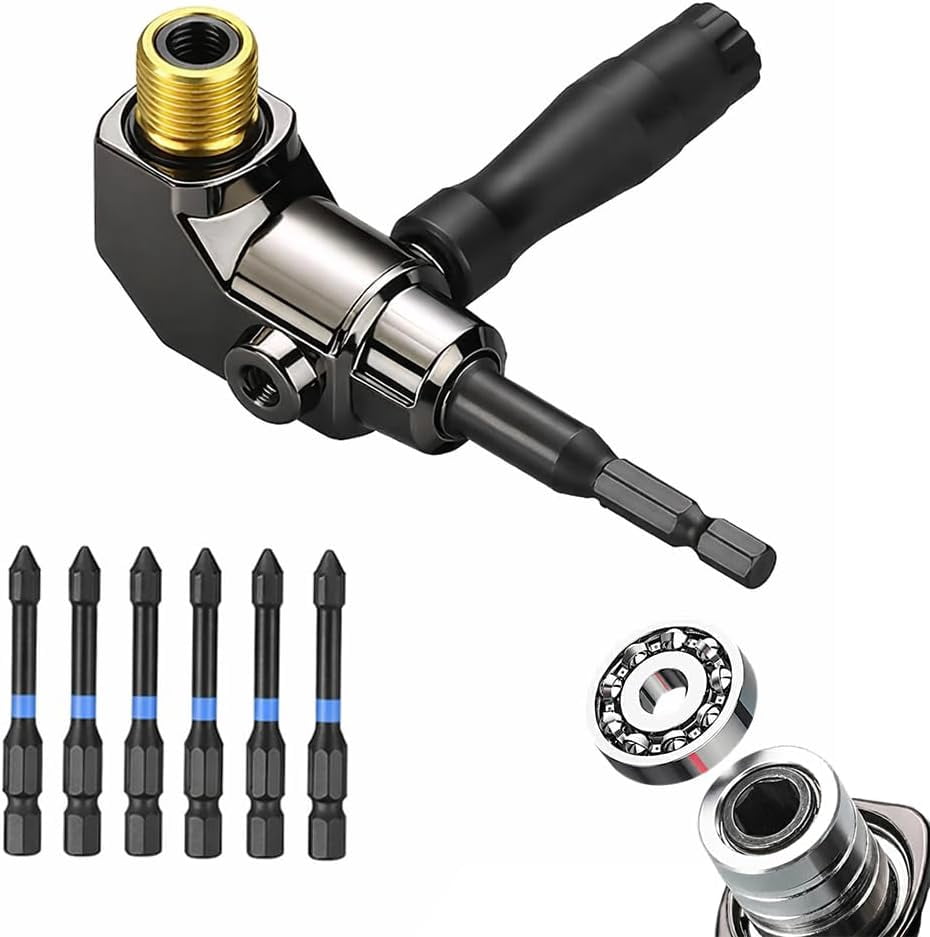 105 Degree Right Angle Drill Adapter, 2026 New Right Angle Drill Driver ...