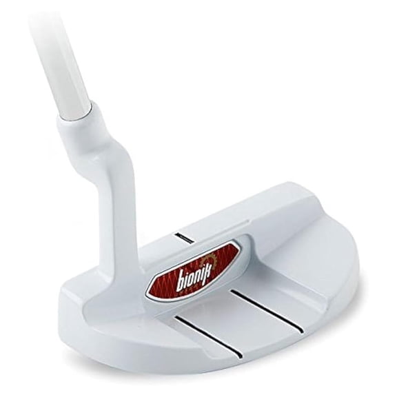 105 Nano White Golf Putter Right Handed Semi Mallet Style with Alignment Line Up Hand Tool 33 Inches Senior Women's Perfect for Lining up Your Putts