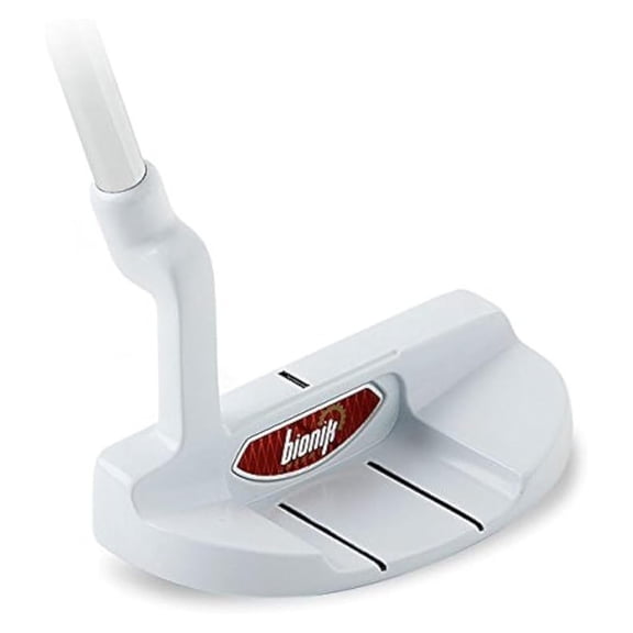 105 Nano White Golf Putter Right Handed Semi Mallet Style with Alignment Line Up Hand Tool 33 Inches Senior Women's Perfect for Lining up Your Putts