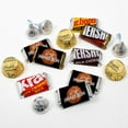 thumbnail image 1 of 110 Pcs Basketball Party Candy Favors Chocolate Mix Let the Madness Begin (1.62 lbs, Approx. 110 Pcs) - Black - By Just Candy, 1 of 5
