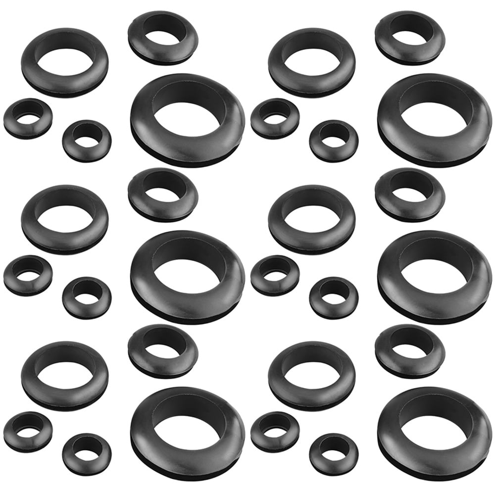 105 Pcs Wire Rubber Grommet Gasket for Plumbing Washers Band Wiring Undermount Sink Brackets
