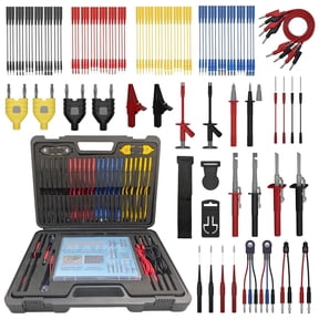 105Pcs Automotive Multimeter Test Set with Upgraded Puncture & Hanging Probes, for Car Electronic Circuit Fault Detection