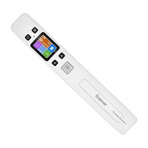 1050DPI High Speed Portable Wand Document & Images Scanner, A4 Size JPG/PDF Formate LCD Display For Business Reciepts Books