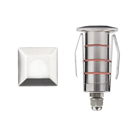 1051-30SS-WAC Lighting-12V 2W 1 LED Square Indicator Light-1.63 Inches Wide by 3.13 Inches High