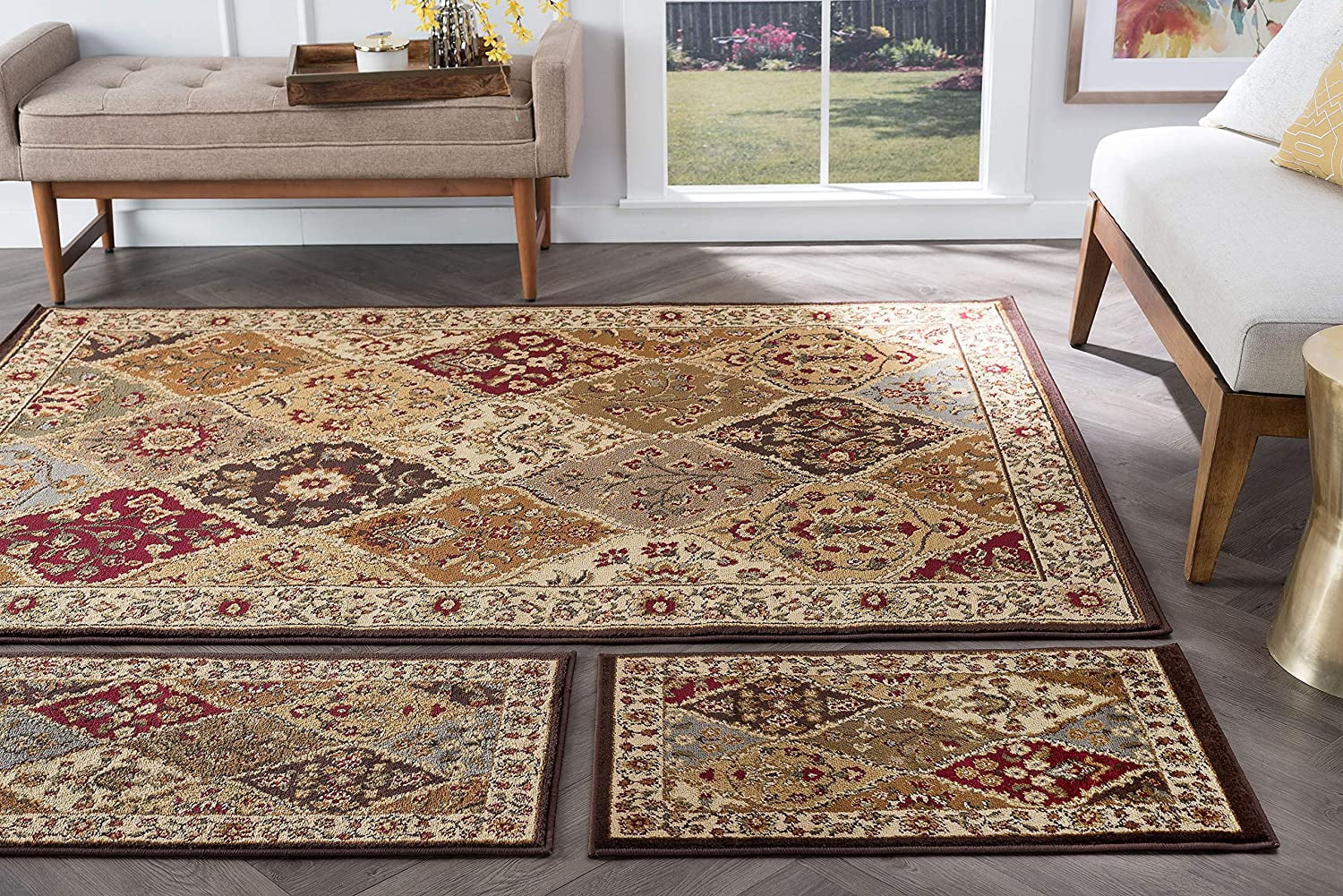 105120 Multi 3 Pc. Set 5-Feet by 7-Feet, 20-Inch by 60-Inch 20-Inch by ...