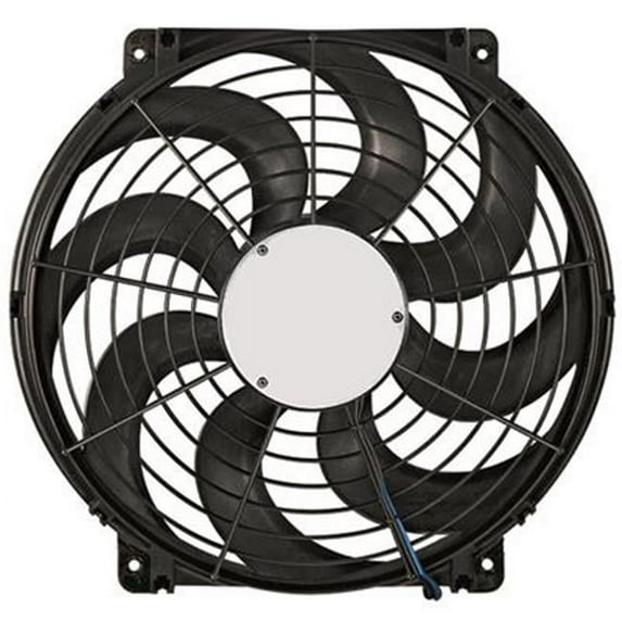 105317 16 in. 2500 CFM 17 Amp Electric Fan, Black