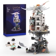 1056PCS MOC Gringotts Wizarding Bank Building Blocks Set Creative Magic World Dragon Mini Model Brick Puzzle Toys Gift for Adult
