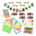 thumbnail image 1 of 105Pcs 6 Inch Colorful Paper Photo Frames Set for 4 x 6Inch Photo, Hanging Photo Display Frames, Album for Wall Decor, 1 of 6