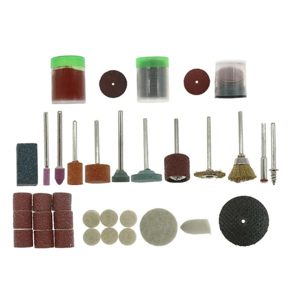 105Pcs Power Rotary Tool Kits Metal Rotary Tool Kits for DIY Work Engraving 2.35mm Handle