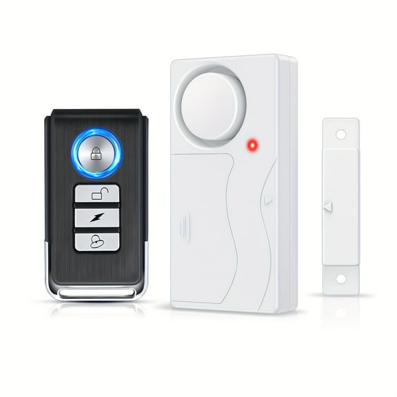 105dB Window Door Alarm Wireless Anti-Theft Remote Control Door and Window Open Closed Security Alarms Sensor Burglar