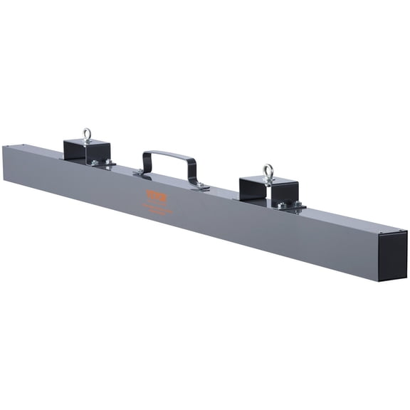 105lbs Nail Pick-Up Magnetic Tool with Hanging Hook - Industrial Grade Steel Construction for Workshop Maintenance and Metal Detection