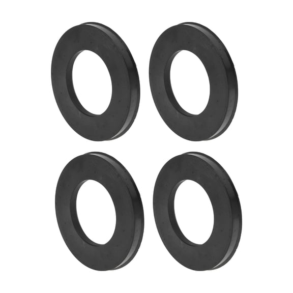 106.1mm to 60.1mm Car Wheel Hub Centric Rings Black Polycarbonate Wheels Center Shaft Shock Absorbing Hubrings 4 Pcs