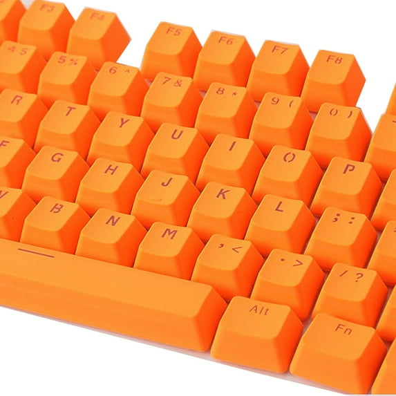 106 Keys PBT Solid Color Backlight Keycaps Replacement for Mechanical Keyboard