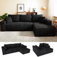 thumbnail image 1 of Koby Home Oversized Modern Modular Sectional Sofa with Deep Seating and No Assembly, Charcoal Gray/Beige/Green, 1 of 9
