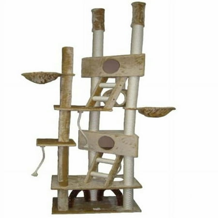 106 in. Beige Cat Tree