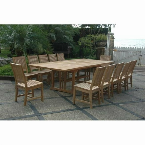 106 in. Sahara Rectangular Double Extended Dining Table