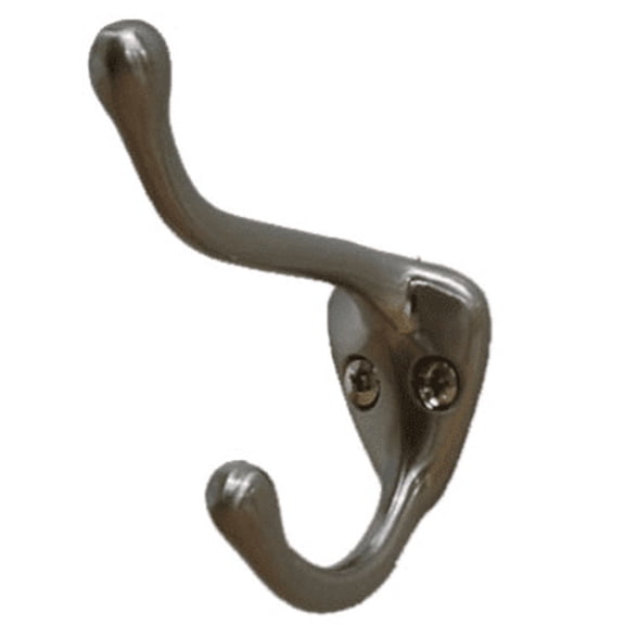 Residential Essentials 10601SB 1.62 x 2.93 x 1.18 in. Cabinet Coat Hook - Satin Brass