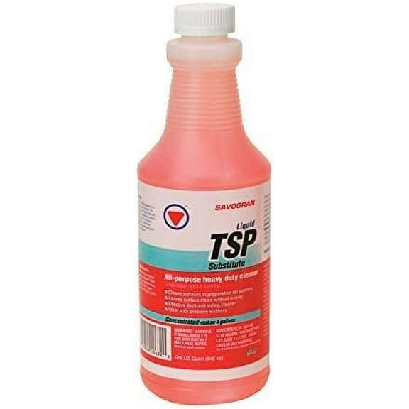 Savogran Liquid TSP Substitute All Purpose Cleaner - Unscented - 6 Count, 1 Quart 32 oz