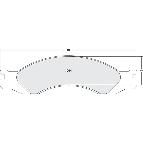 [1064.10]Performance Friction Z-Rated brake pads.FMSI(D1064)