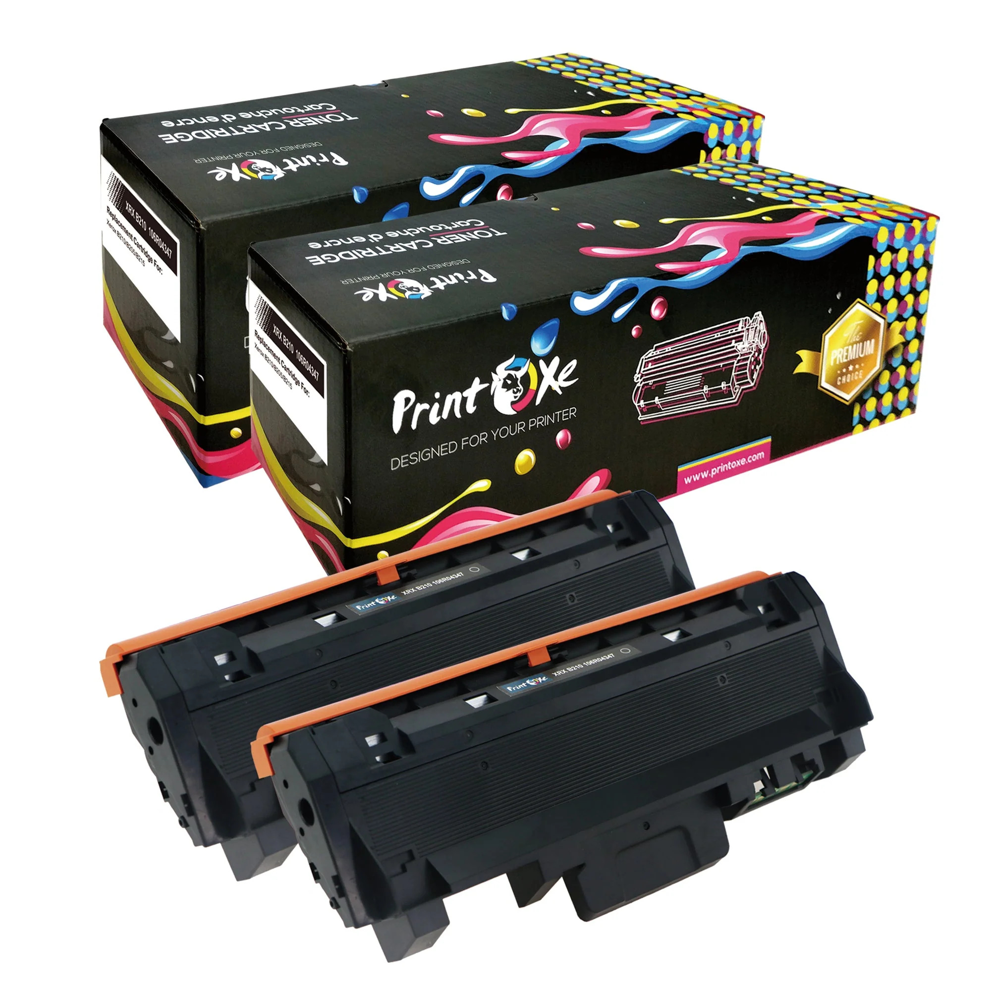 106R04347 / 106R04346 High Yield 2 Toner Cartridges Each Yield Around 3000 Pages for Xerox B210