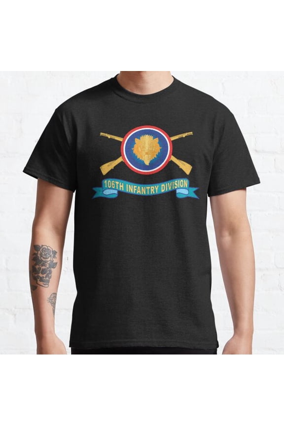 106Th Infantry Division Ssi W Br Ribbon X 300 Classic T-shirt