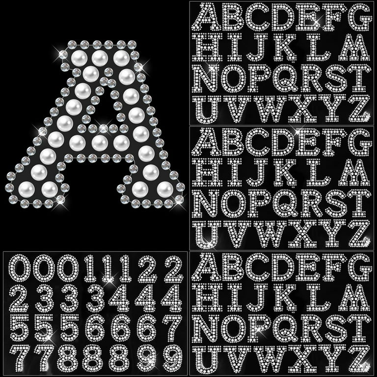 LETTERS NUMBERS SELF ADHESIVE VINYL 1", 2", 3", 4", 5" UPPER/LOWER STICKERS UK E - Foto 3