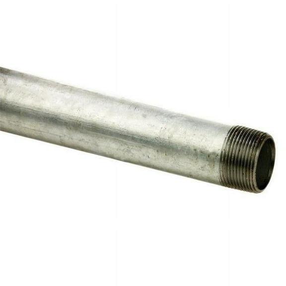 10722 1.25 x 60 in. Galvanized Pre-Cut Pipe