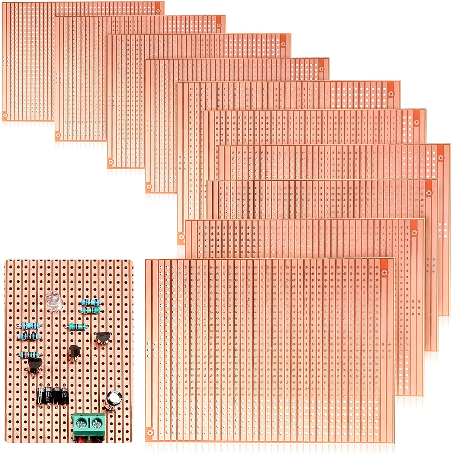 1073100 board prototype kit copper bar board circuit board breadboard 957 holes universal printed circuit breadboard soldering electronic project