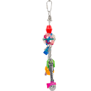 1076 Small Nobby Ringy Ringer M&M Bird Toys - Colorful Noisy