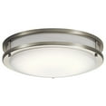 thumbnail image 1 of 10769NILED-Kichler Lighting-Avon - 28.5W 1 LED Flush Mount - with Transitional inspirations - 3.75 inches tall by 14 inches wide-Brushed Nickel Finish, 1 of 10