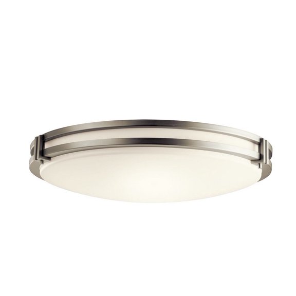 Open Box 10788NILED-Kichler Lighting-Avon - 48W 1 LED Flush Mount - with Transitional inspirations - 4.75 inches tall by 24 inches wide-Brushed Nickel Finish
