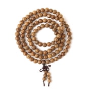 108 Buddhist Prayer Beads Necklace Wooden Bead Buddhist Beads Necklace Wooden Prayer Beads