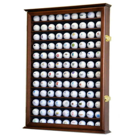 108 Golf Ball Display Case Cabinet